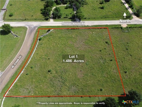 TBD Lot 1 Thomas Arnold Road , Salado, TX 76571