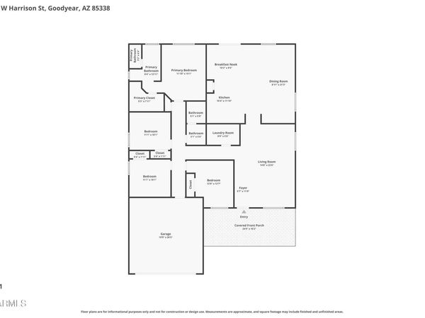 16584 W HARRISON Street, Goodyear, AZ 85338