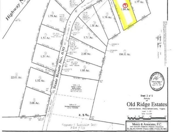 0 Old Ridge Road , Farmville, VA 23901