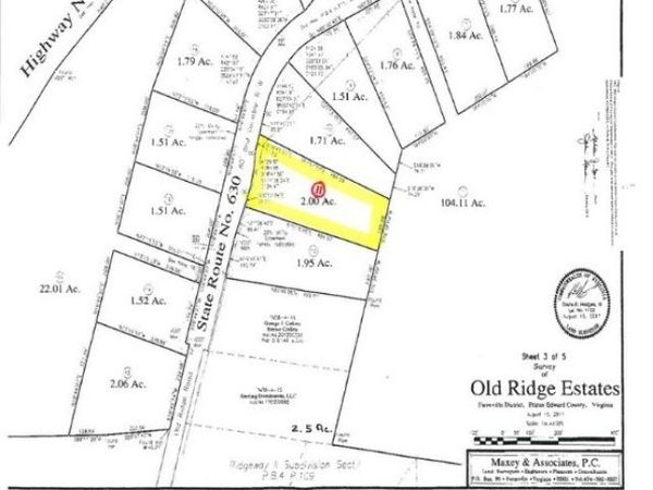 0 Old Ridge Road , Farmville, VA 23901