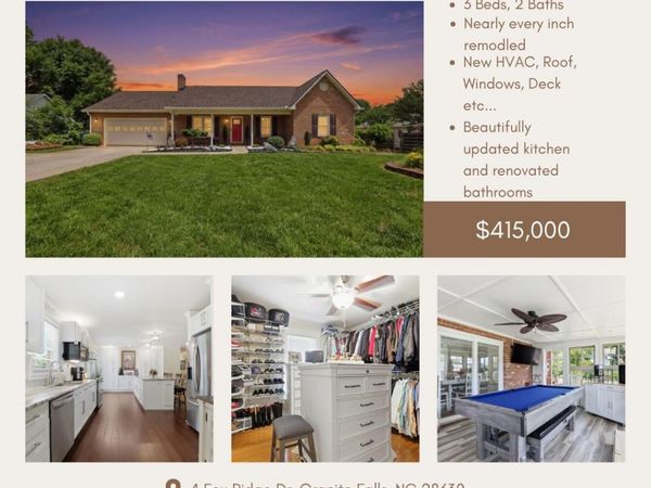 4 Fox Ridge Drive, Granite Falls, NC 28630