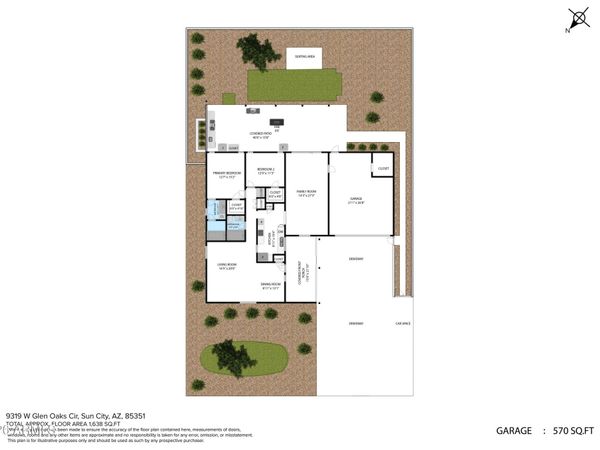 9319 W GLEN OAKS Circle, Sun City, AZ 85351