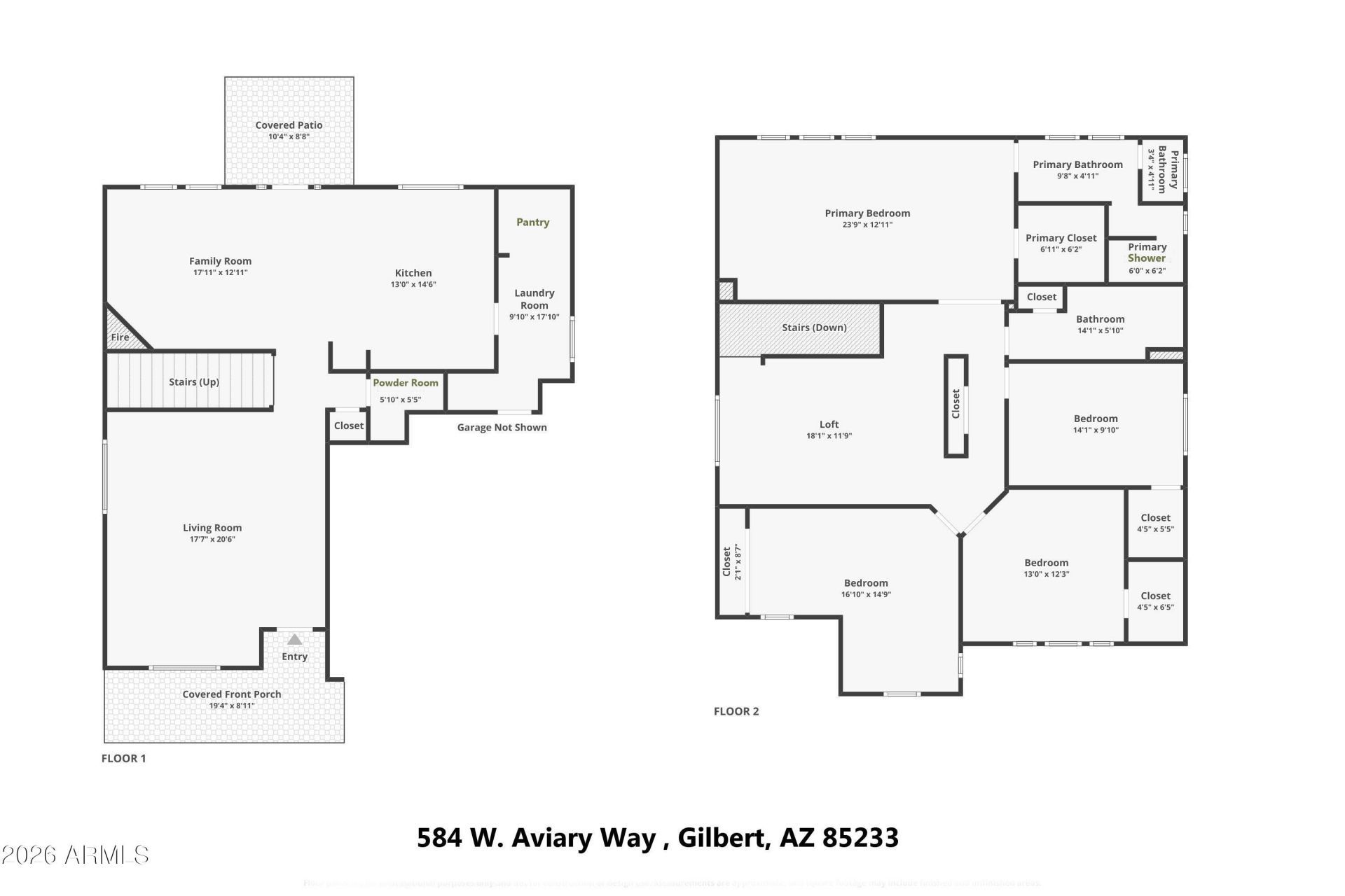 584 W AVIARY Way Gilbert, AZ 85233