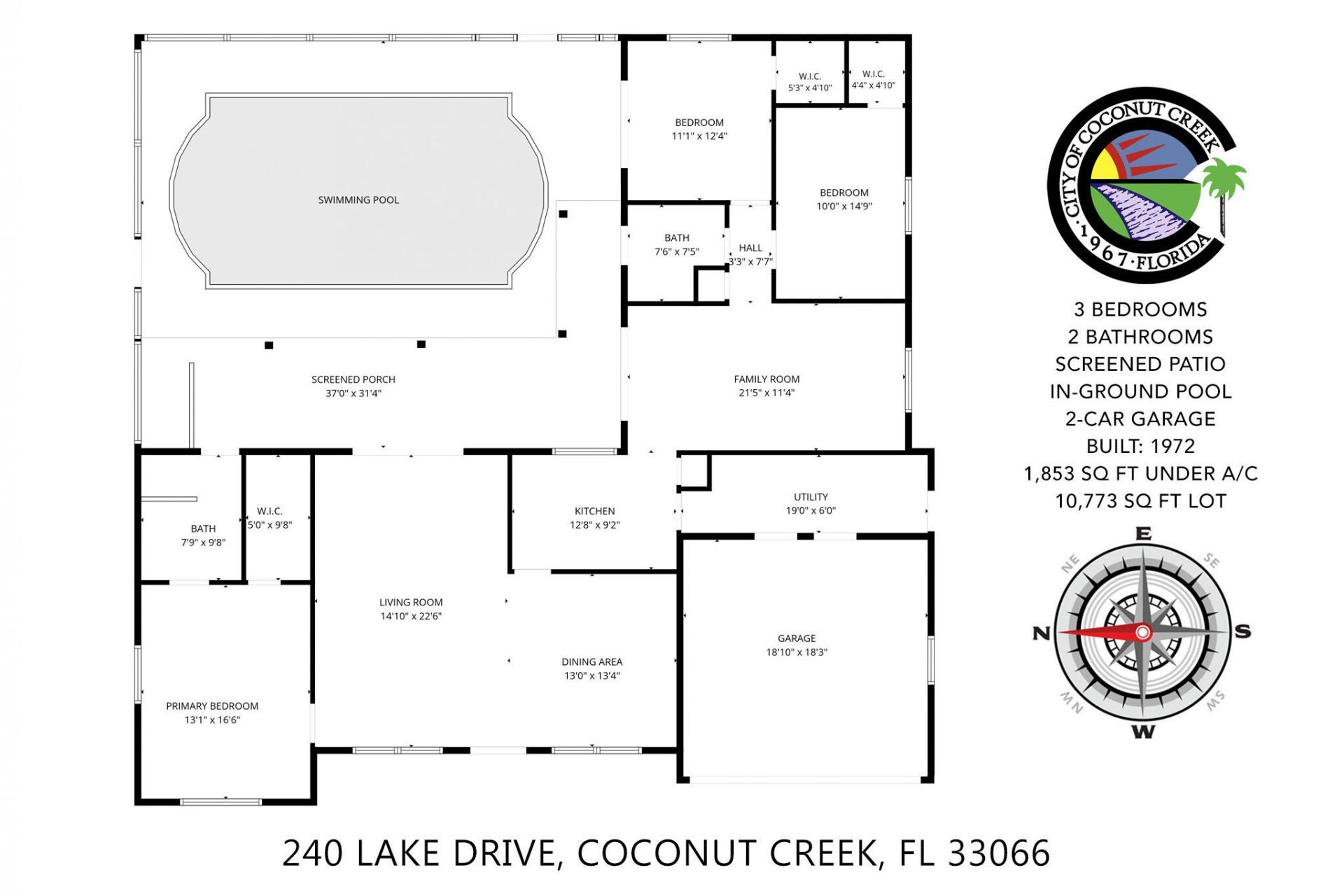 240 Lake Drive, Coconut Creek, FL 33066 Photo