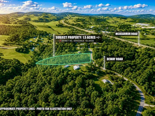 0 Dewey RD , Montvale, VA 24122