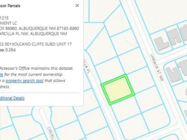 2Lot Package 6509/6513 Arcilla Place NW, Albuquerque, NM 87120
