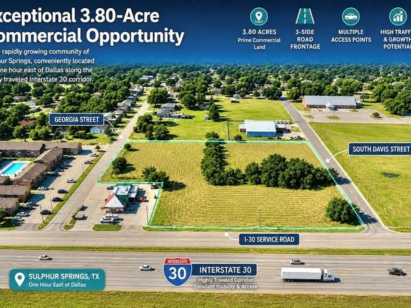 TBD W Industrial Drive , Sulphur Springs, TX 75482
