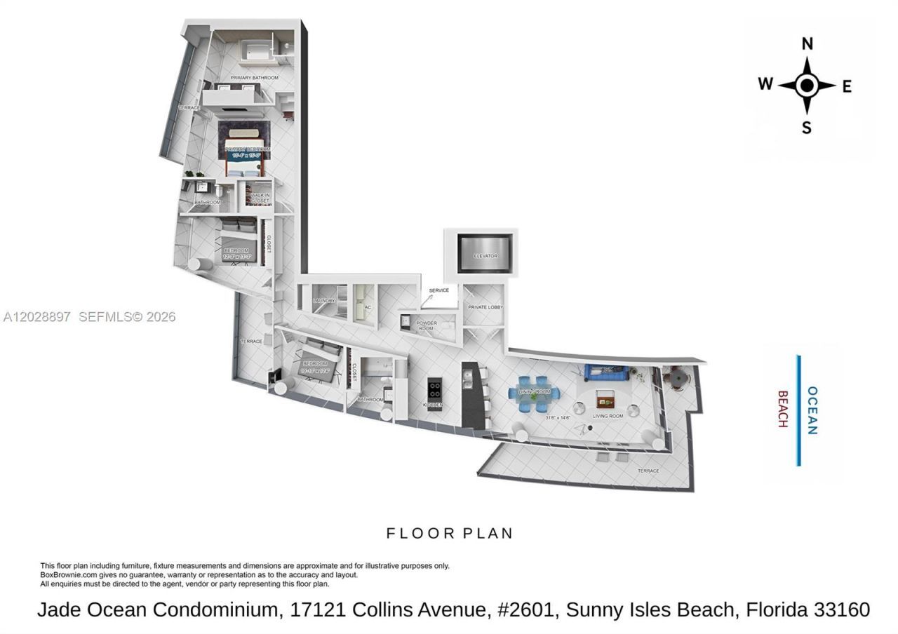 17121 Collins Ave, Unit 2601, Sunny Isles Beach, FL 33160 Photo