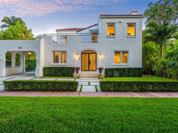 1544 Plasentia Ave , Coral Gables, FL 33134