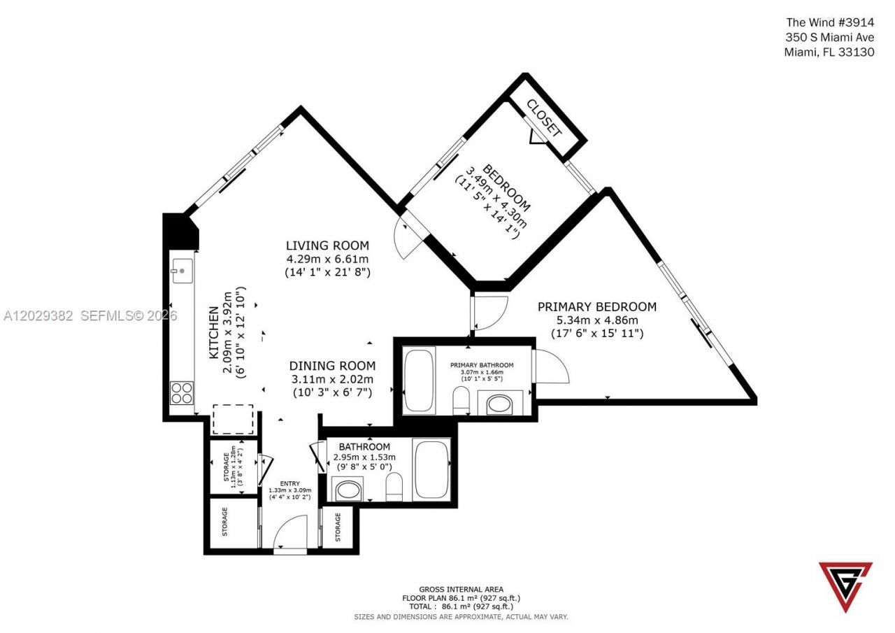 350 S Miami Ave , Unit 3914, Miami, FL 33130 Photo