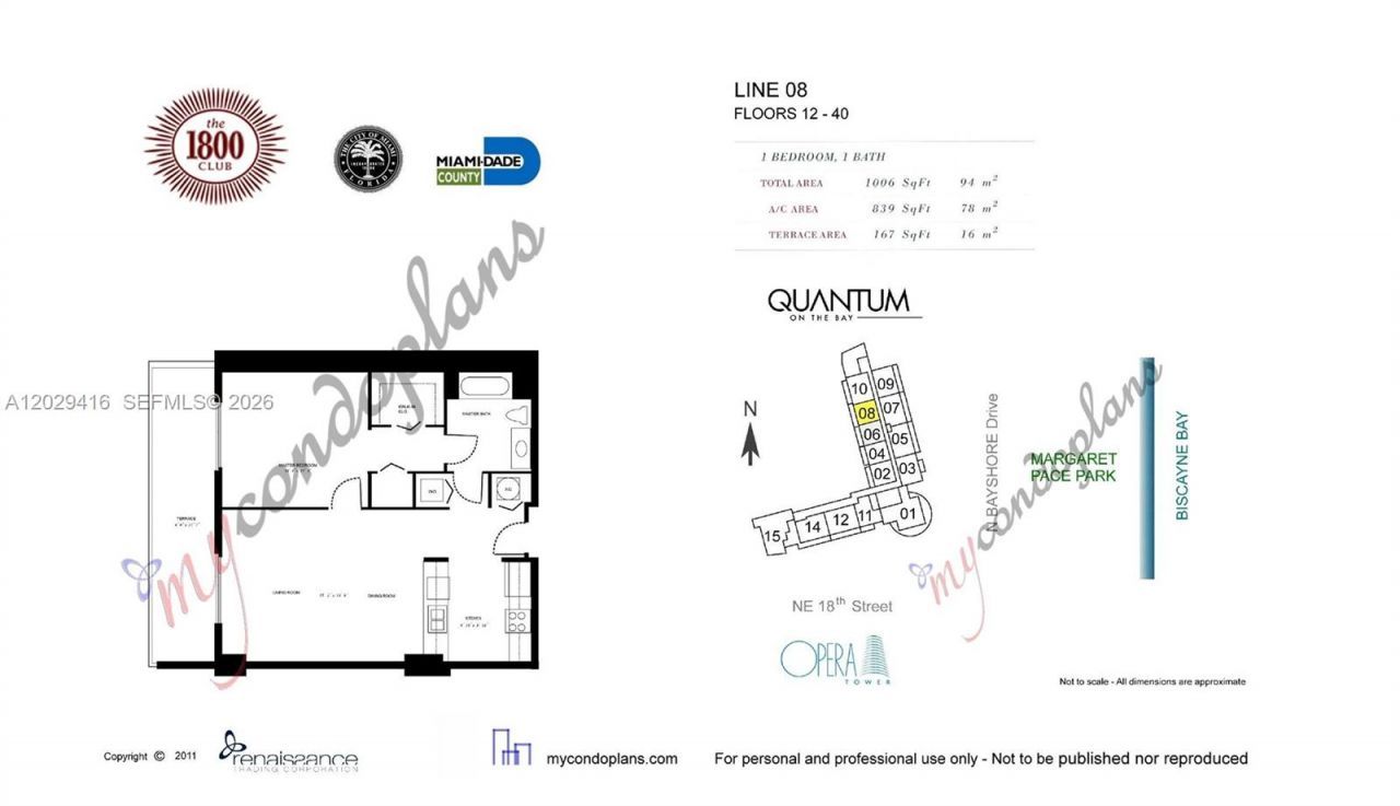 1800 N Bayshore Dr , Unit 2308, Miami, FL 33132 Photo