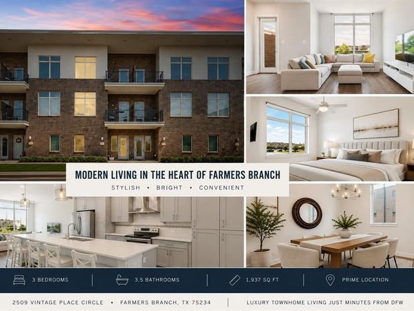 2509 Vintage Place Circle, Farmers Branch, TX 75234