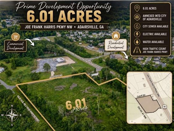 0 Joe Frank Harris Parkway , Adairsville, GA 30103