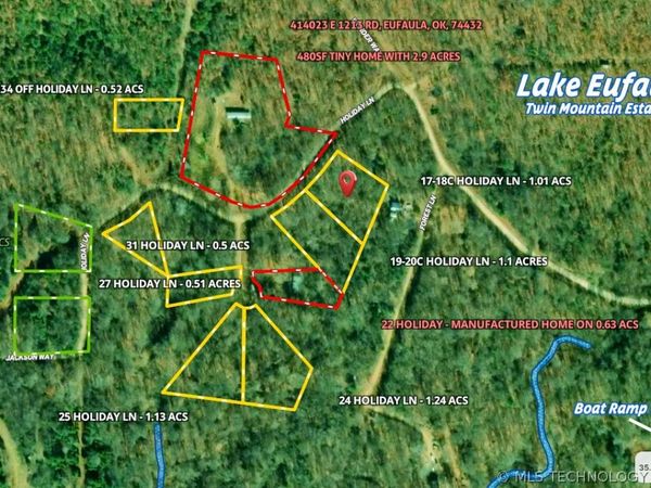 1718 Holiday Lane , Eufaula, OK 74432