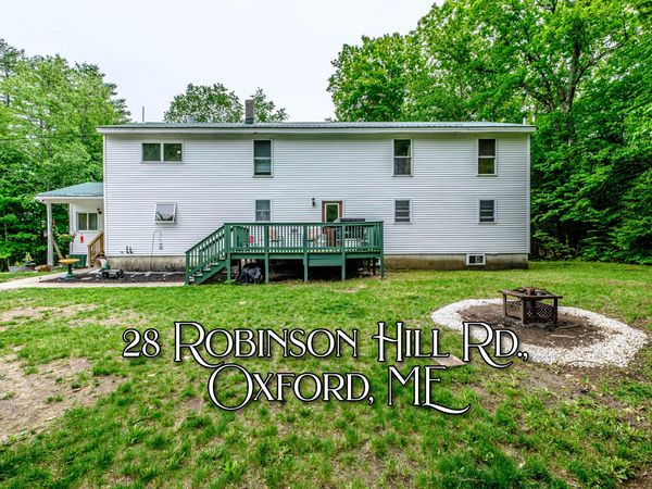 28 Robinson Hill Road , Oxford, ME 04270