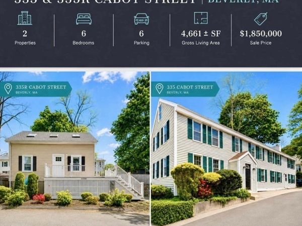 335 & 335R Cabot St, Beverly, MA 01915