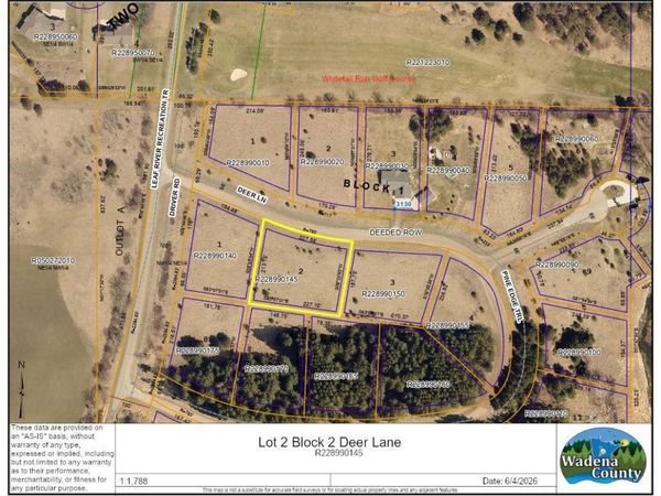 Lot 2 Block 2 Deer Lane , Wadena, MN 56482