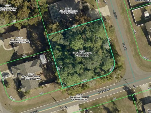 DUNKIRK ROAD , SPRING HILL, FL 34608