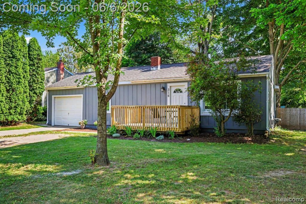 316 Oak Street, Webberville Vlg, MI 48892 Main Photo