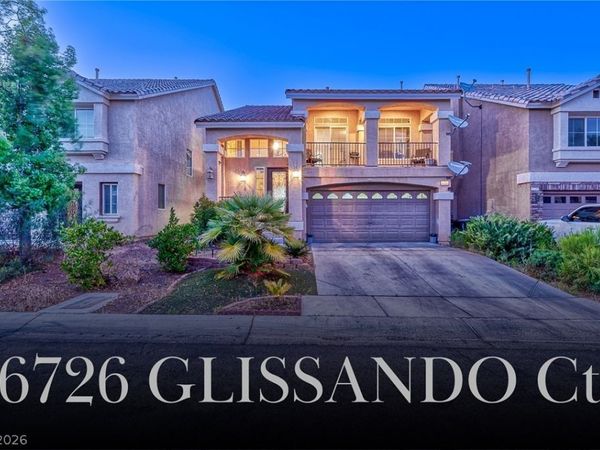 6726 GLISSANDO Court , Las Vegas, NV 89139
