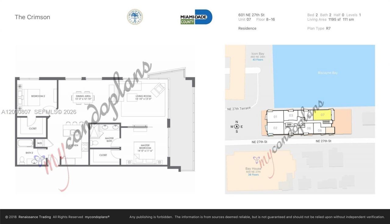 601 NE 27th St , Unit 1507, Miami, FL 33137 Photo