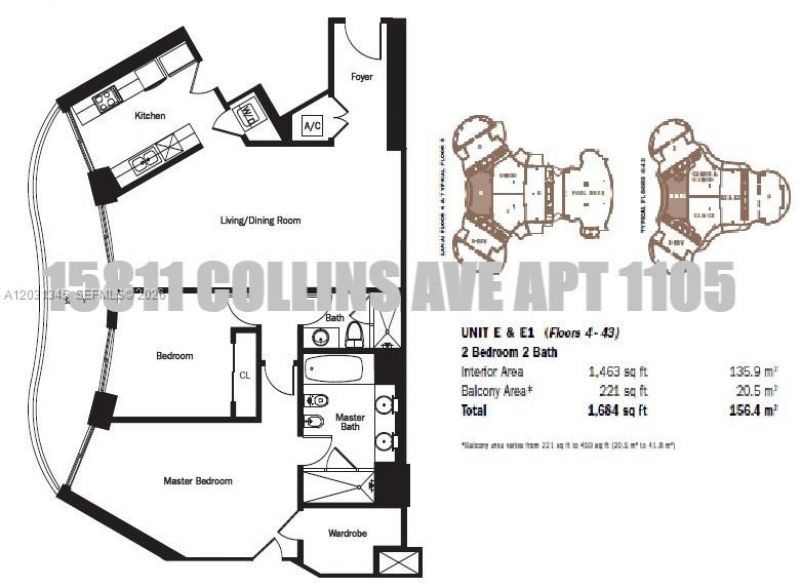 15811 Collins Ave , Unit 1105, Sunny Isles Beach, FL 33160 Photo