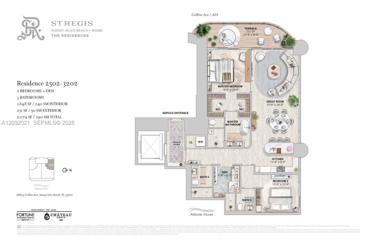 18805 Collins Avenue , Unit 2702, Sunny Isles Beach, FL 33160 Photo
