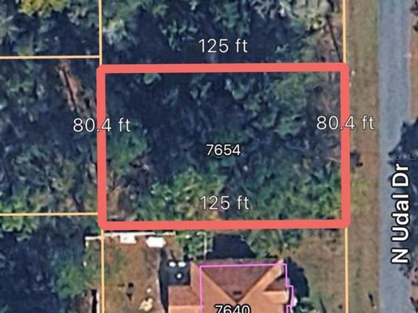 7654 N UDAL DRIVE , CITRUS SPRINGS, FL 34434