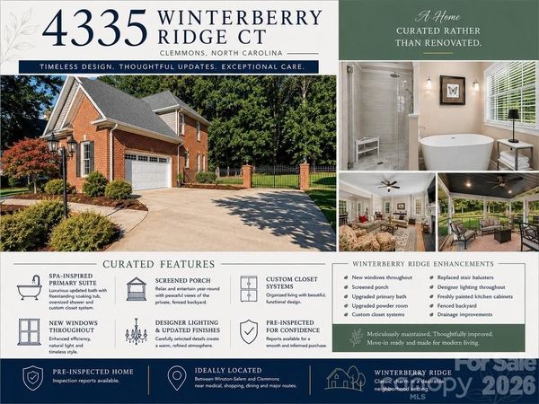 4335 Winterberry Ridge Court , Winston Salem, NC 27103