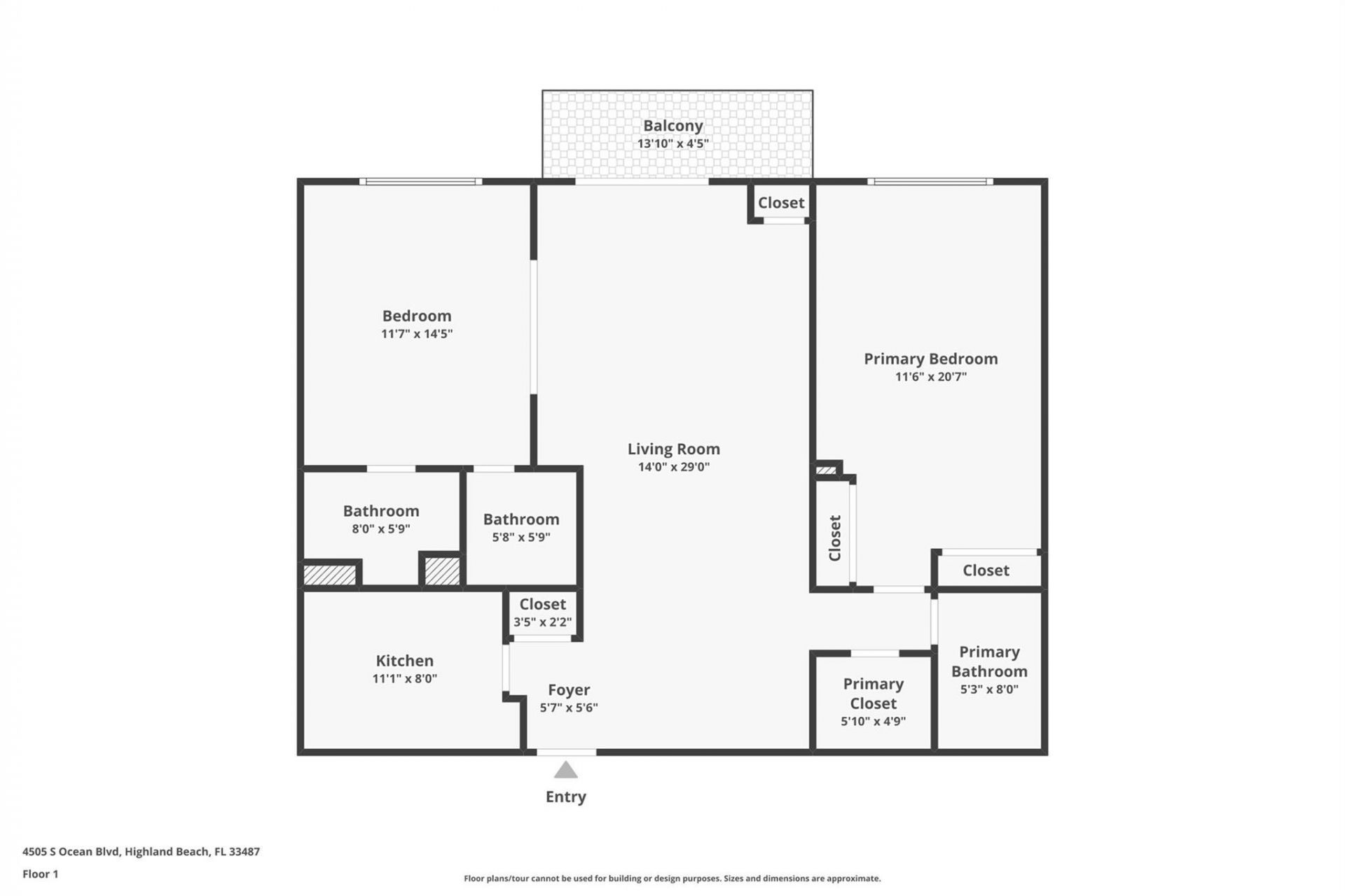 4505 S Ocean Boulevard, Unit 805, Highland Beach, FL 33487 Photo