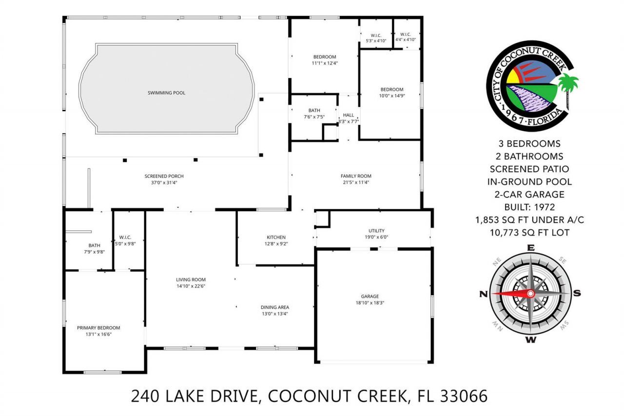 240 Lake Drive , Coconut Creek, FL 33066 Photo