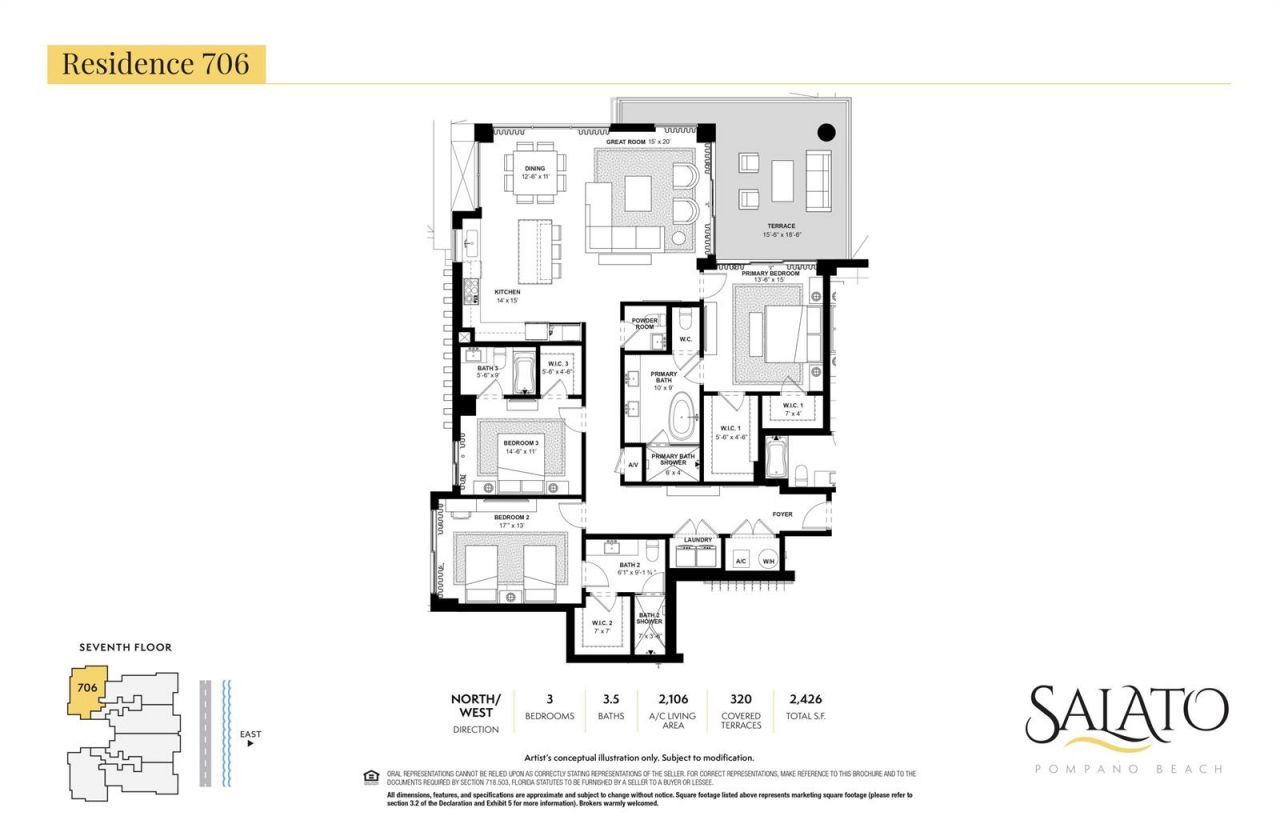 305 Briny Avenue , Unit 706, Pompano Beach, FL 33062 Photo
