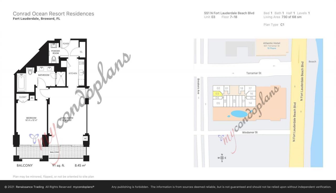 551 N Fort Lauderdale Beach Boulevard , Unit H1603, Fort Lauderdale, FL 33304 Photo