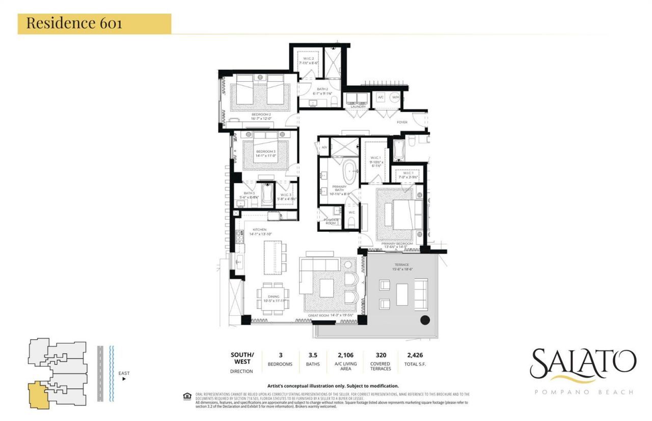 305 Briny Avenue , Unit 601, Pompano Beach, FL 33062 Photo