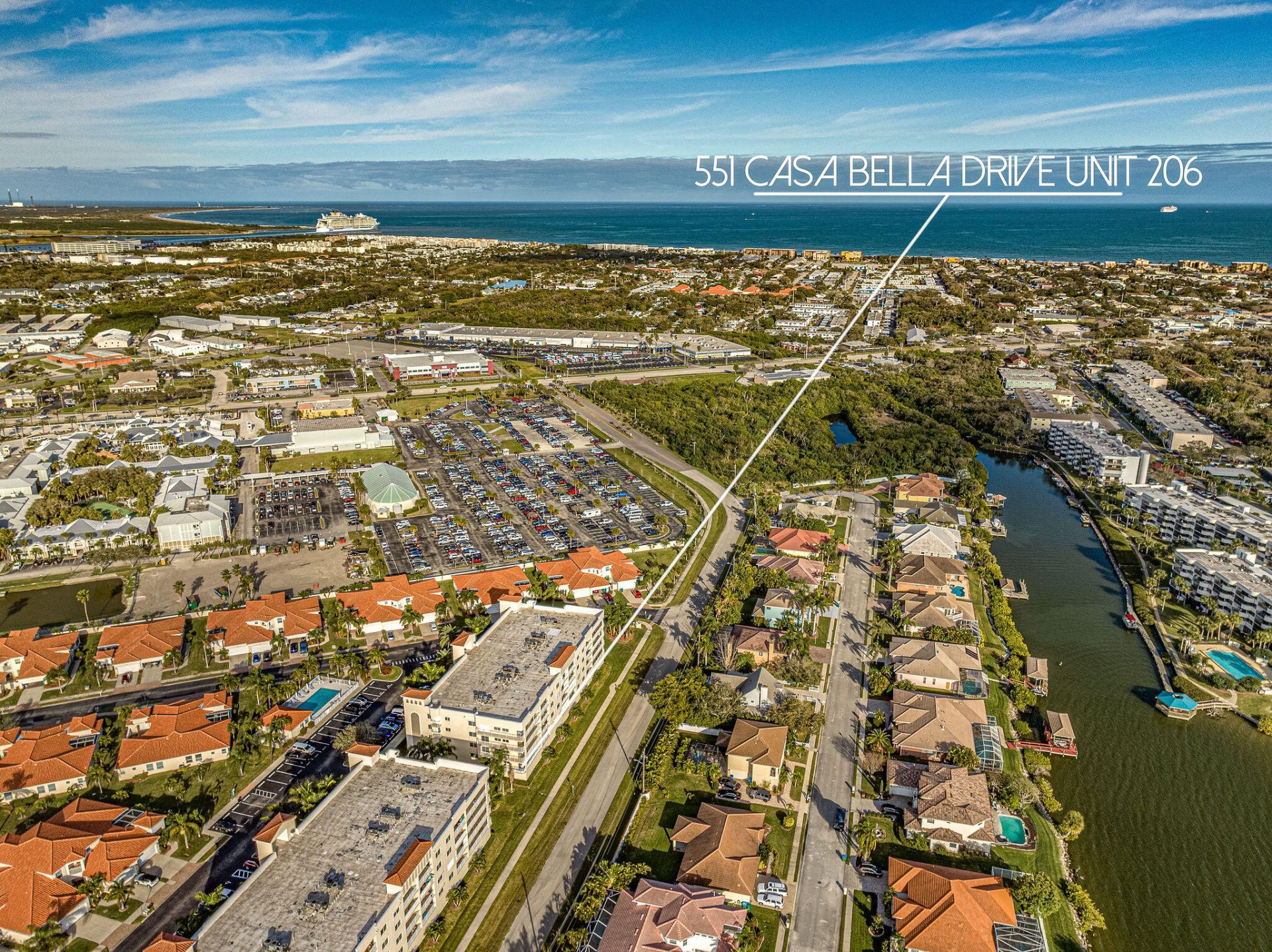 551 Casa Bella Drive , Unit 206, Cape Canaveral, FL 32920 Photo