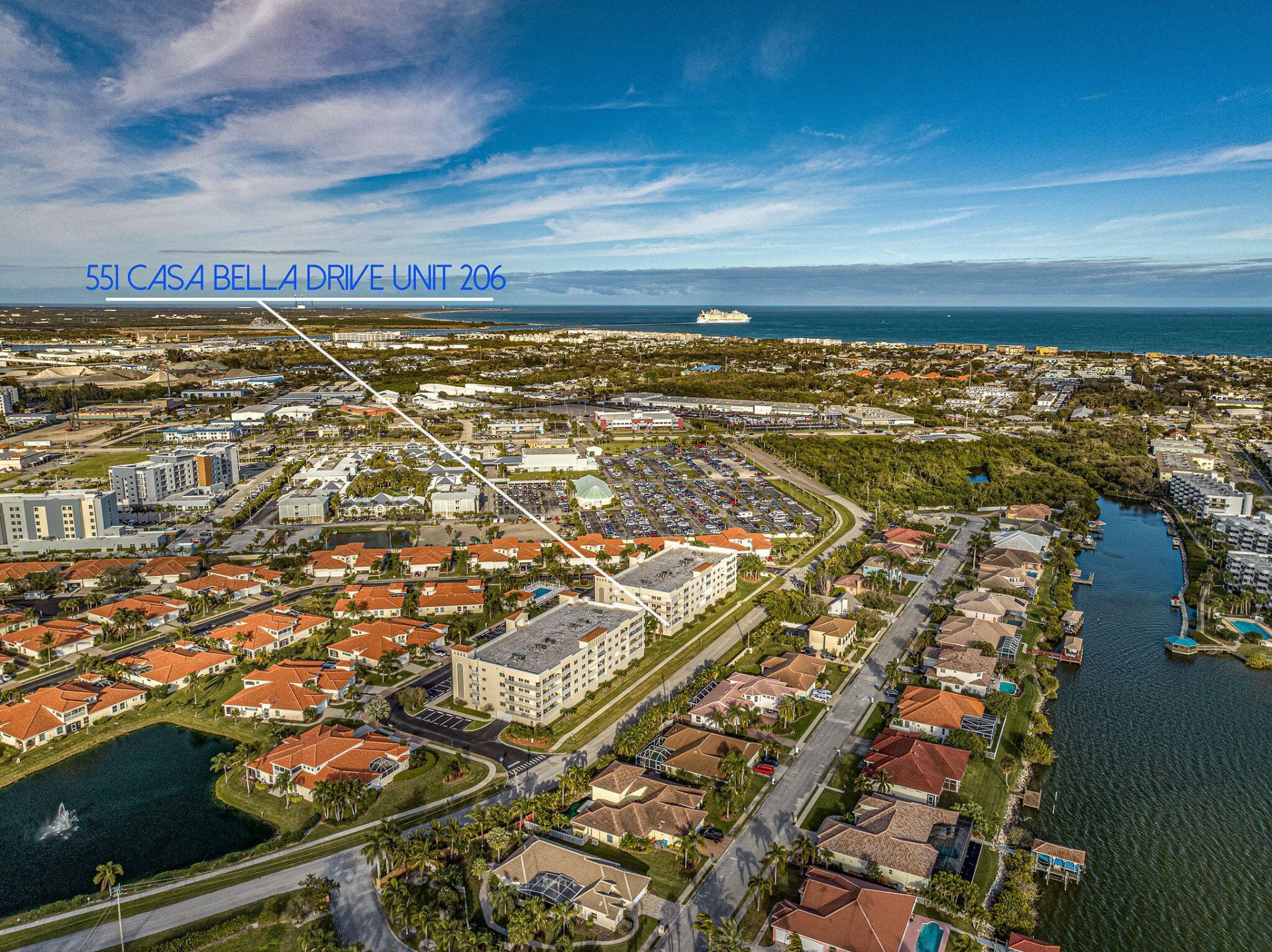 551 Casa Bella Drive , Unit 206, Cape Canaveral, FL 32920 Photo