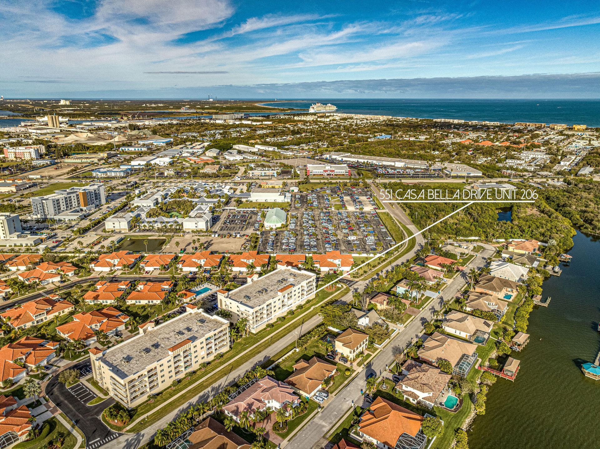 551 Casa Bella Drive , Unit 206, Cape Canaveral, FL 32920 Photo