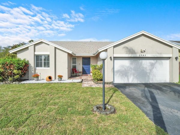1393 SW 151st Way , Sunrise, FL 33326