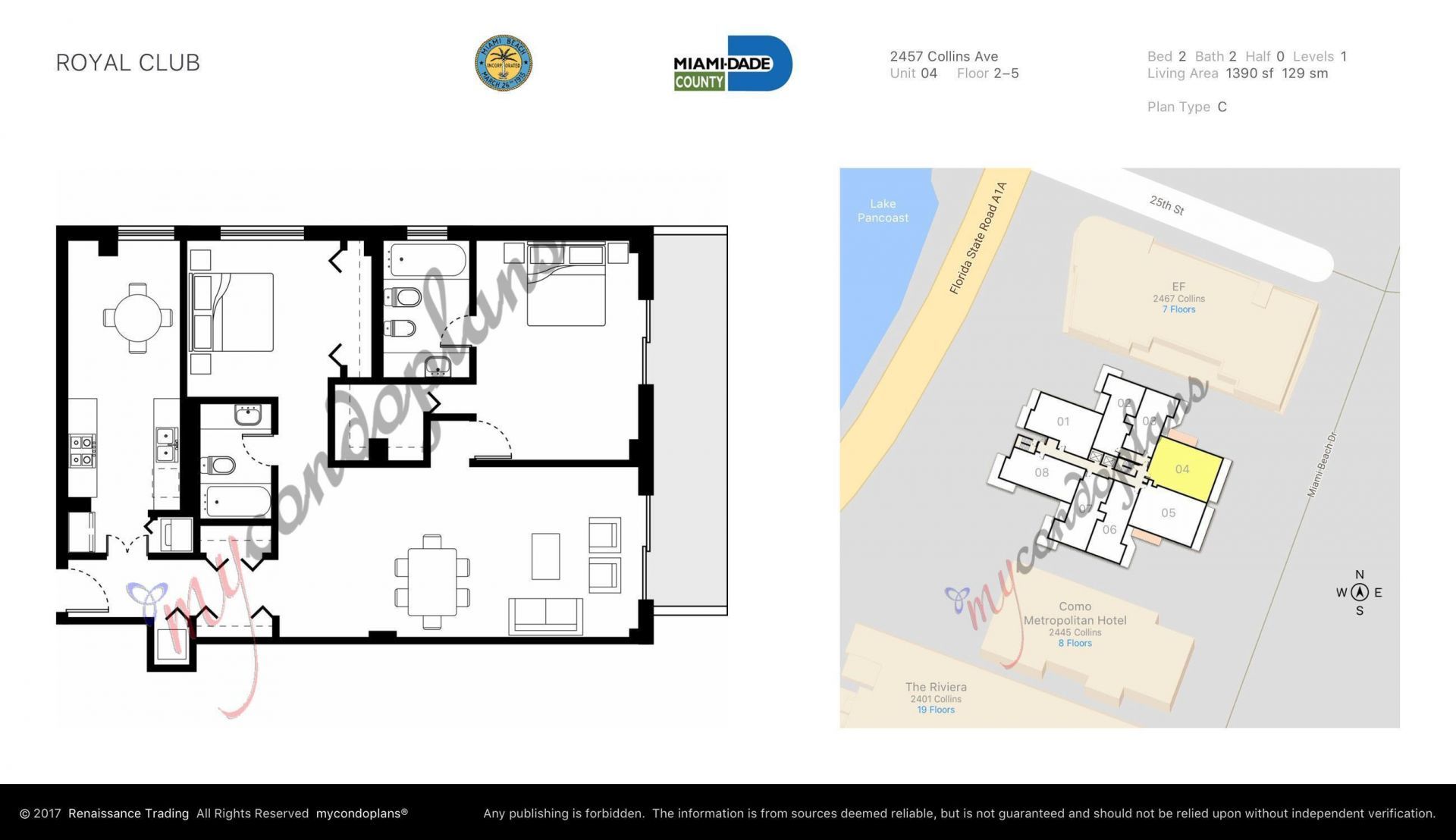 2457 Collins Avenue, Unit 504, Miami Beach, FL 33140 Photo