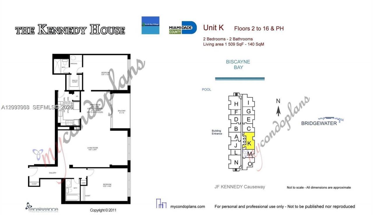 1865 79th Street Cswy , Unit 14K, Miami Beach, FL 33141 Photo