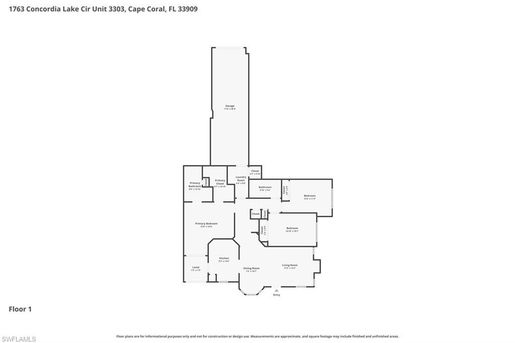 1763 Concordia Lake Cir , Unit 3303, Cape Coral, FL 33909 Photo