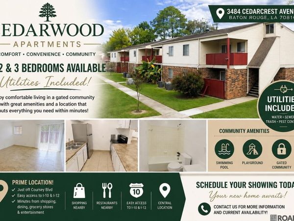 3484 Cedarcrest Ave, Unit #3-A, Baton Rouge, LA 70816