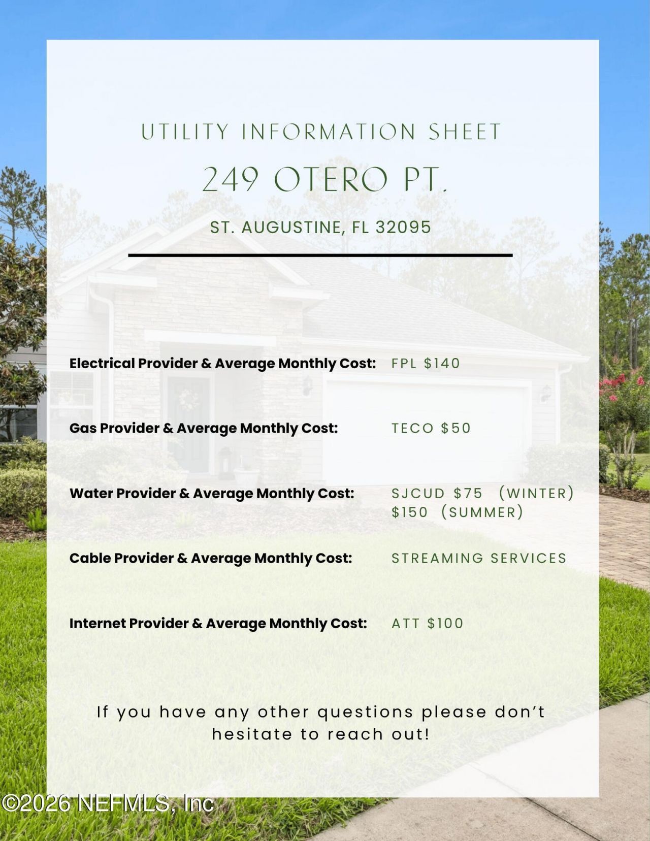 249 Otero Point, Saint Augustine, FL 32095 Photo
