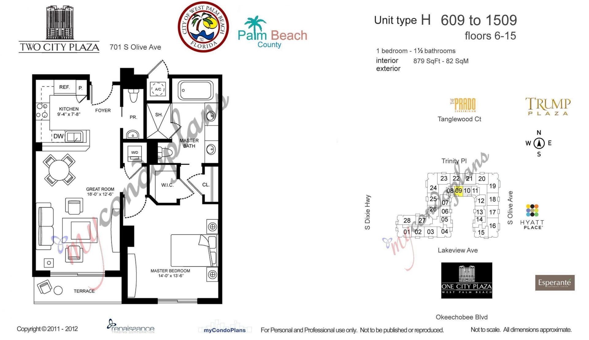 701 S Olive Avenue, Unit 609, West Palm Beach, FL 33401 Photo