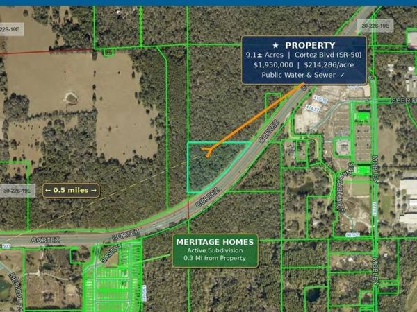 0 CORTEZ BOULEVARD , BROOKSVILLE, FL 34601