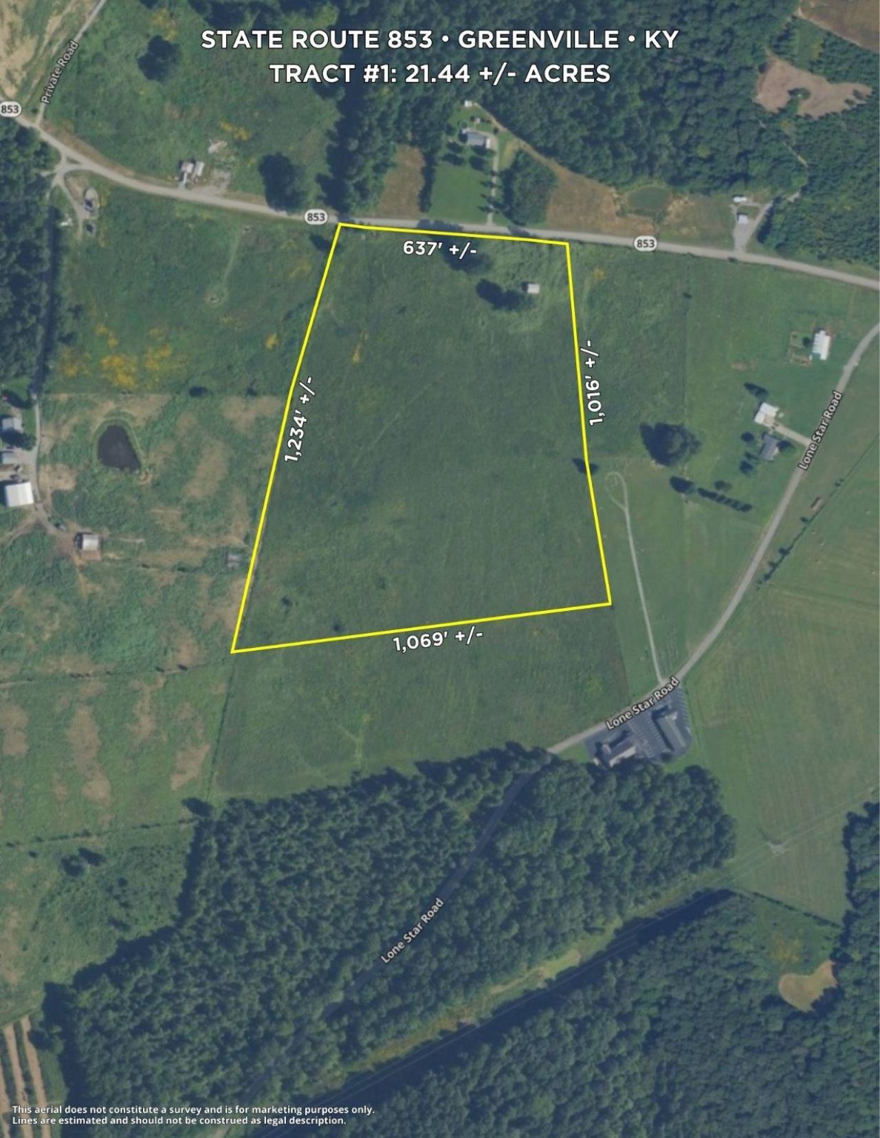 0 State Route 853, Tract #1, Unit Tract #1, Greenville, KY 42345 Main Photo