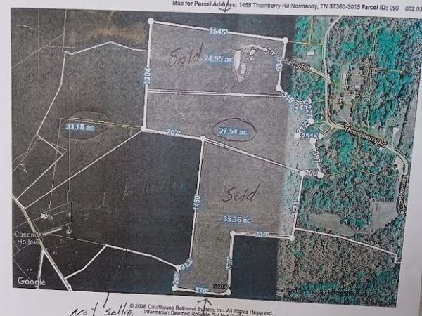 0 Cascade Hollow Road , Normandy, TN 37360