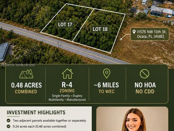 NW 13th ST , Ocala, FL 34482