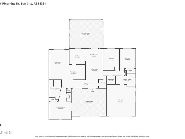 9202 W PINERIDGE Drive, Sun City, AZ 85351