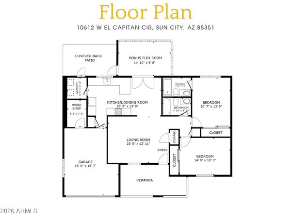 10612 W EL CAPITAN Circle, Sun City, AZ 85351